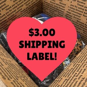 $3 SHIPPING LABEL